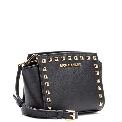 michael kors mini studded selma bag|Michael Kors selma medium satchel.